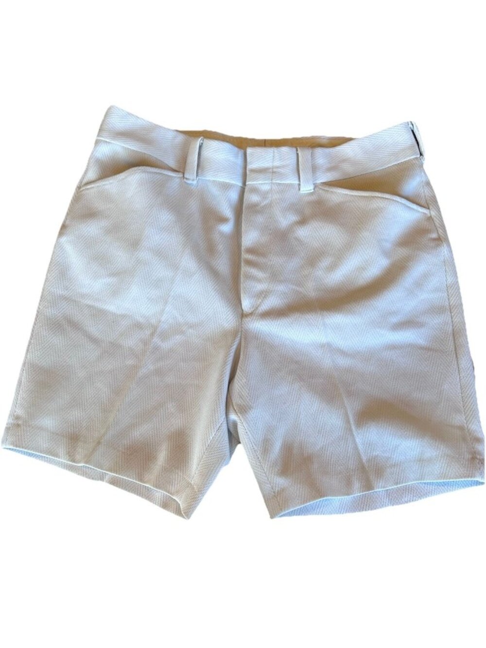 Vintage 70s Levi's Panatela Knit Shorts Men's White USA Made Golf Tennis Leisure